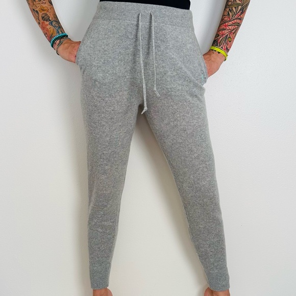NEW Ralph Lauren RLX 100% Cashmere Grey Jogger Sweatpants pants - Picture 1 of 10